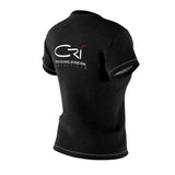 Women's Ukraine Refugee Crisis 2022 Flag on sleeve t-shirt Microfiber