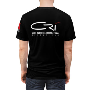 Men's/Unisex Turkey Earthquake 2023-  CRI shirt with Flag on sleeve