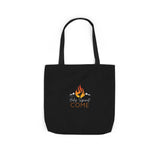 Holy Spirit Come-Black Polyester Canvas Tote Bag