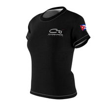 Load image into Gallery viewer, Women&#39;s Cuba 2023 Flag on sleeve t-shirt Microfiber
