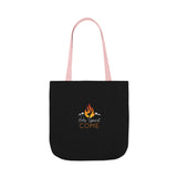 Holy Spirit Come-Black Polyester Canvas Tote Bag