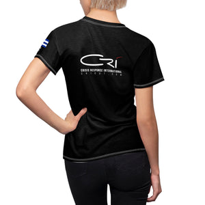 Women's Cuba 2023 Flag on sleeve t-shirt Microfiber