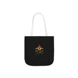 Holy Spirit Come-Black Polyester Canvas Tote Bag
