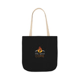 Holy Spirit Come-Black Polyester Canvas Tote Bag