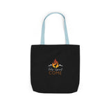 Holy Spirit Come-Black Polyester Canvas Tote Bag