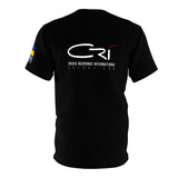 Ukraine refugee crisis 2022- Unisex CRI shirt with Flag on sleeve