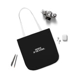 Serve in the Storm-Black Polyester Canvas Tote Bag