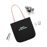 Serve in the Storm-Black Polyester Canvas Tote Bag