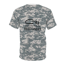 Load image into Gallery viewer, Men&#39;s Camo Style CRI Basic responder T-shirt, Polyester
