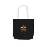 Holy Spirit Come-Black Polyester Canvas Tote Bag