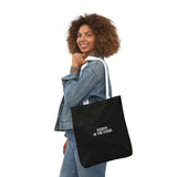 Serve in the Storm-Black Polyester Canvas Tote Bag