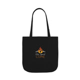 Holy Spirit Come-Black Polyester Canvas Tote Bag
