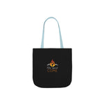 Holy Spirit Come-Black Polyester Canvas Tote Bag
