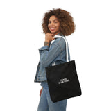 Serve in the Storm-Black Polyester Canvas Tote Bag