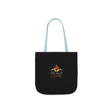 Holy Spirit Come-Black Polyester Canvas Tote Bag
