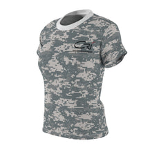 Load image into Gallery viewer, Women&#39;s Camo style basic CRI responder T-shirt

