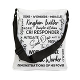 CRI Miracles, signs, wonders-Adjustable Tote Bag (AOP)