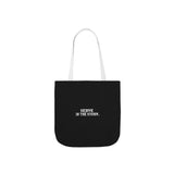 Serve in the Storm-Black Polyester Canvas Tote Bag