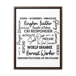 CRI Miracles, signs, wonders-Gallery Canvas Wraps, Vertical Frame