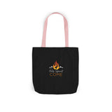 Holy Spirit Come-Black Polyester Canvas Tote Bag