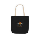 Holy Spirit Come-Black Polyester Canvas Tote Bag