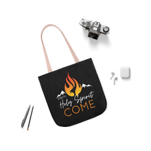 Load image into Gallery viewer, Holy Spirit Come-Black Polyester Canvas Tote Bag
