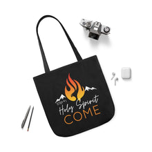 Load image into Gallery viewer, Holy Spirit Come-Black Polyester Canvas Tote Bag
