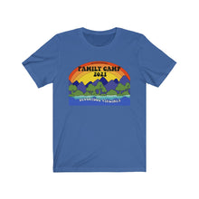 Load image into Gallery viewer, Family Camp 2021, Unisex Tshirt, Multiple colors available
