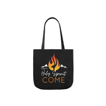 Load image into Gallery viewer, Holy Spirit Come-Black Polyester Canvas Tote Bag

