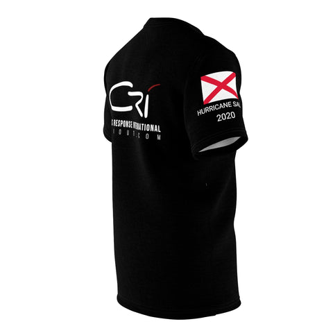 Hurricane Sally Alabama 2020- Unisex CRI shirt with Flag on sleeve