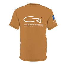 Load image into Gallery viewer, Men&#39;s Hurricane Laura Louisiana 2020- CRI shirt with Flag on sleeve-Light Brown
