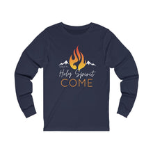 Load image into Gallery viewer, Holy Spirit Come Unisex Jersey Long Sleeve Tee
