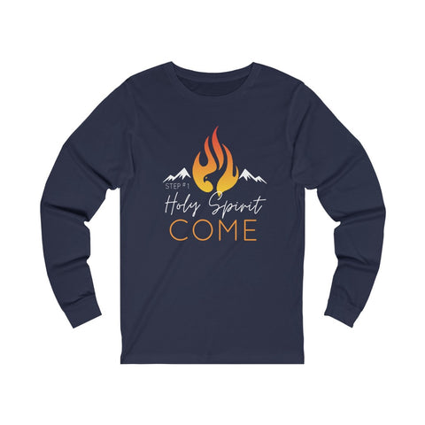 Holy Spirit Come Unisex Jersey Long Sleeve Tee