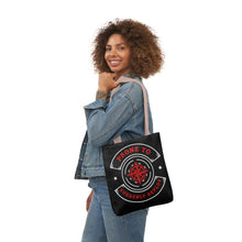 Load image into Gallery viewer, Prone to suddenly deploy-Black Polyester Canvas Tote Bag
